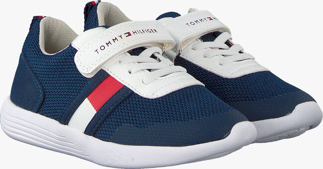 Blauwe TOMMY HILFIGER Lage sneakers LOW CUT LACE UP/VELCRO - large
