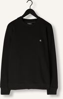 CALVIN KLEIN Pull CK EMBRO BADGE CREW NECK en noir CALVIN KLEIN Pull CK EMBRO BADGE CREW NECK en noir - medium