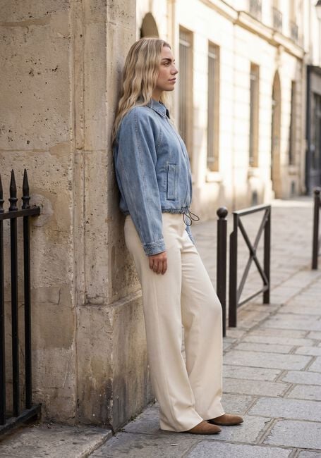 SECOND FEMALE Veste en jean RIO DENIM JACKET Bleu clair - large