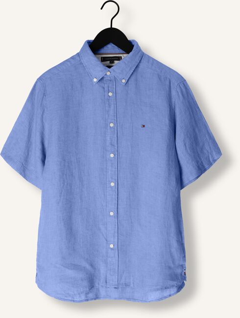 Blauwe TOMMY HILFIGER Casual overhemd PIGMENT DYED LINEN RF SHIRT S/S Blauwe TOMMY HILFIGER Casual overhemd PIGMENT DYED LINEN RF SHIRT S/S - large