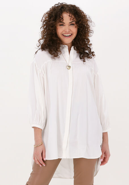 Gebroken wit SIMPLE  WOVEN BLOUSE MARIN STRUC - large