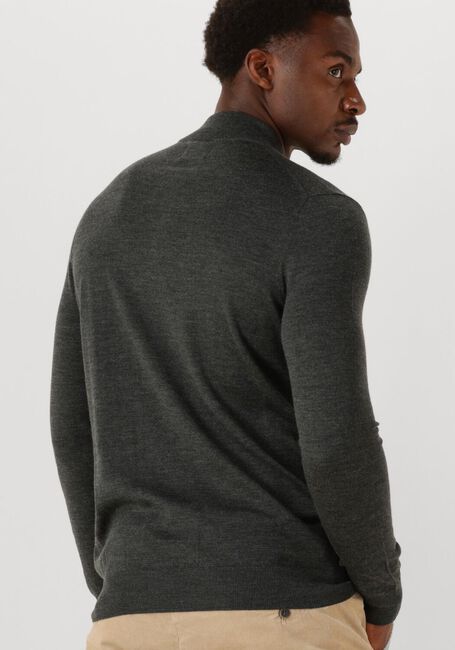 Groene STEFANO LAURAN Trui HALF ZIP - large