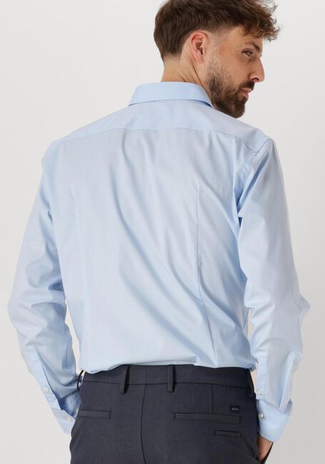 Lichtblauwe BOSS BLACK Klassiek overhemd H-HANK-KENT0C1-214 - large