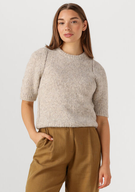 Ecru BY-BAR Trui LOVA BULKY PULLOVER - large