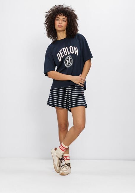 Donkerblauwe DEBLON SPORTS T-shirt LUAN TEE - large
