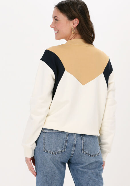 SCOTCH & SODA Chandail COLOR BLOCK ORGANIC COTTON SWEAT en beige - large