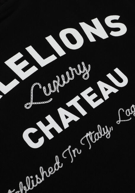 MALELIONS T-shirt RELAXED KNITTED COLLAR T-SHIRT en noir - large