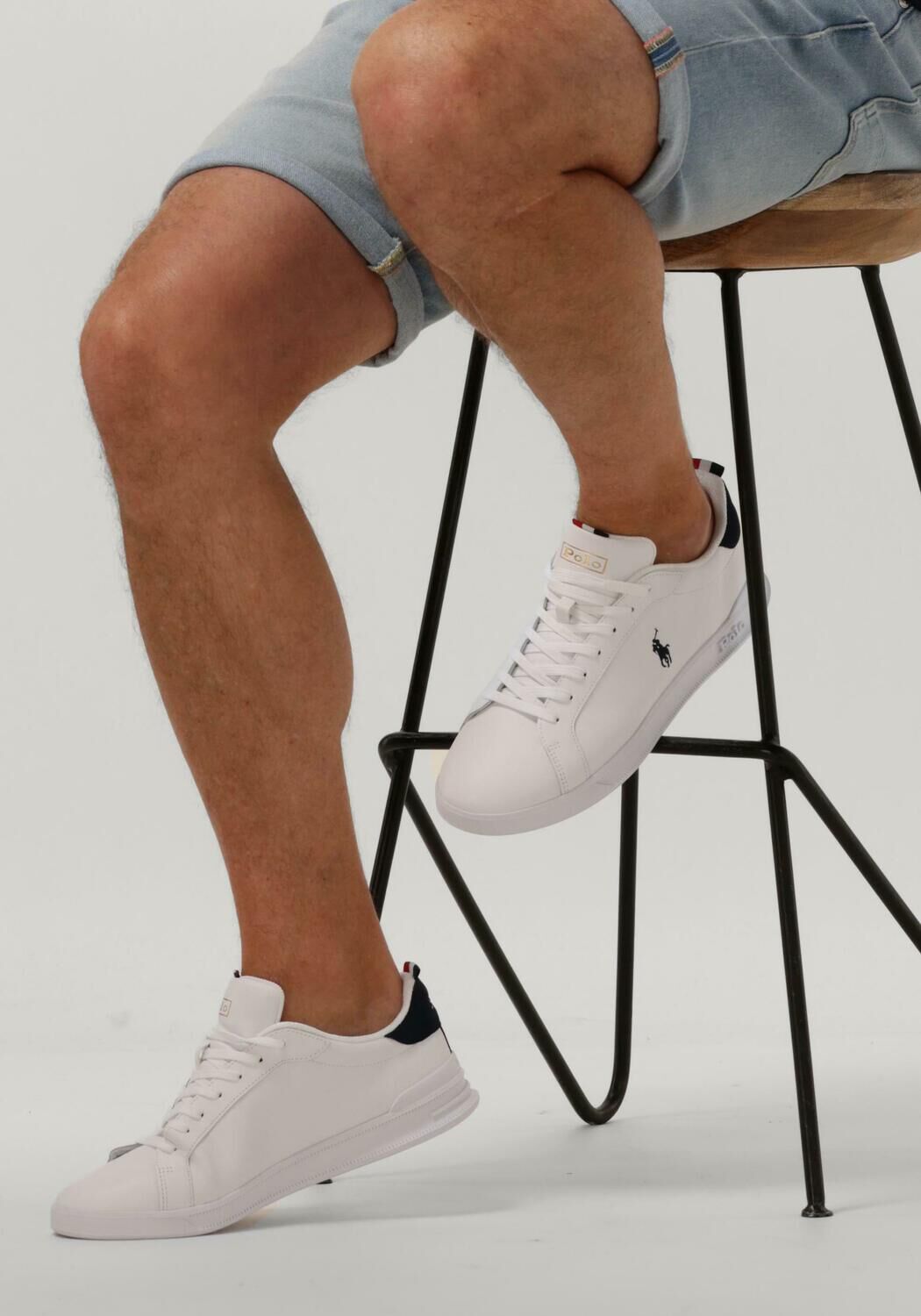 POLO RALPH LAUREN Baskets basses HRT COURT II en blanc - large