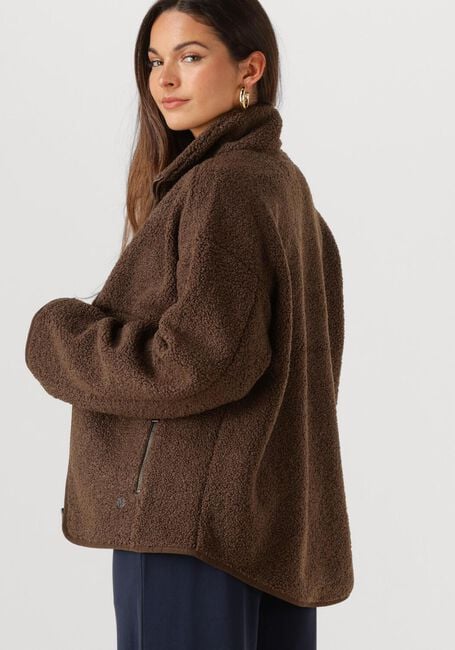MSCH COPENHAGEN Manteau Teddy MSCHLETHA JACKET en marron - large