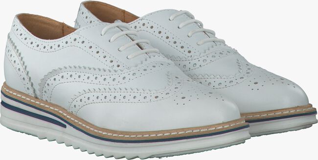 PS POELMAN Chaussures à lacets R4408 en blanc - large