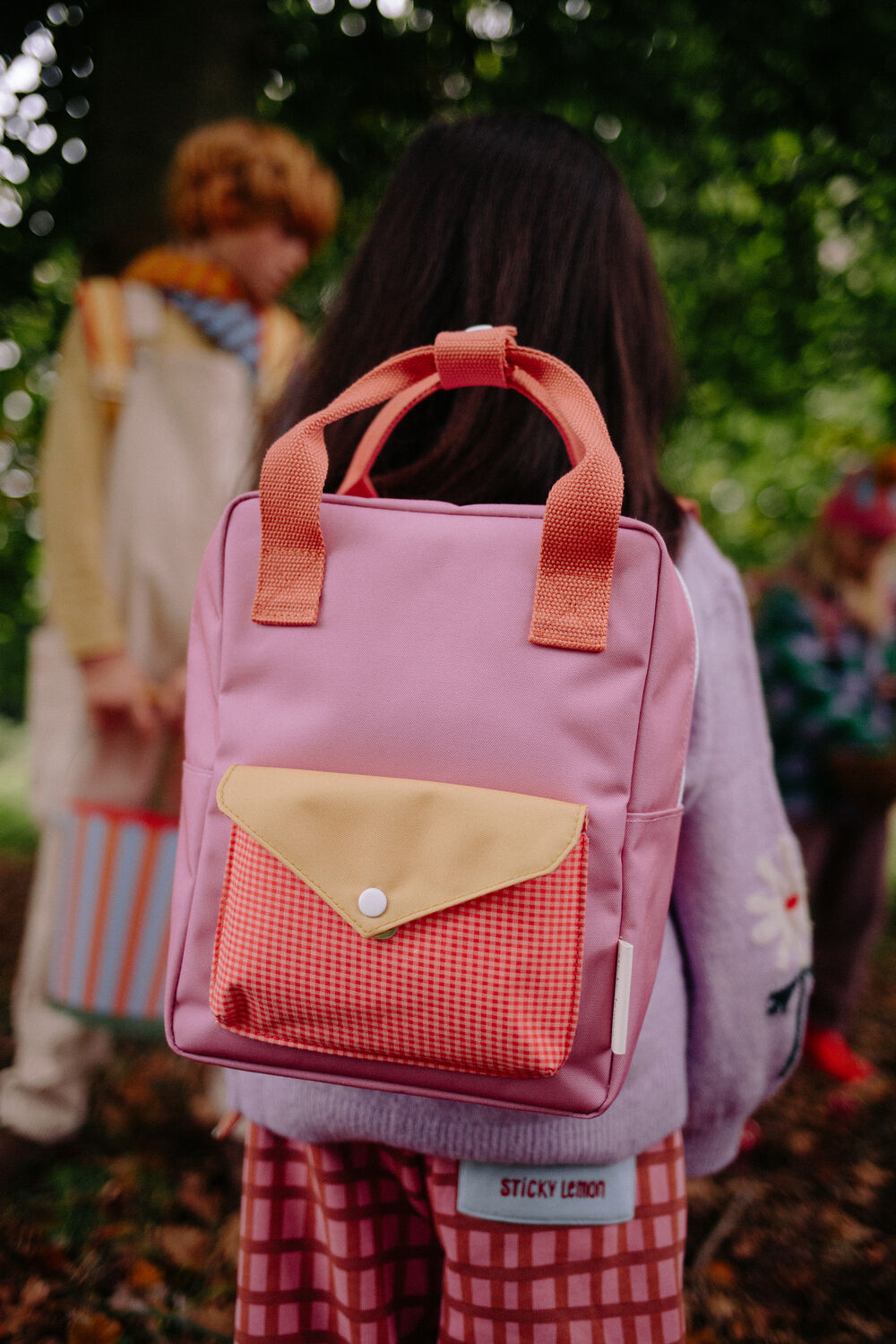 STICKY LEMON BACKPACK SMALL Sac &agrave; dos en rose - large