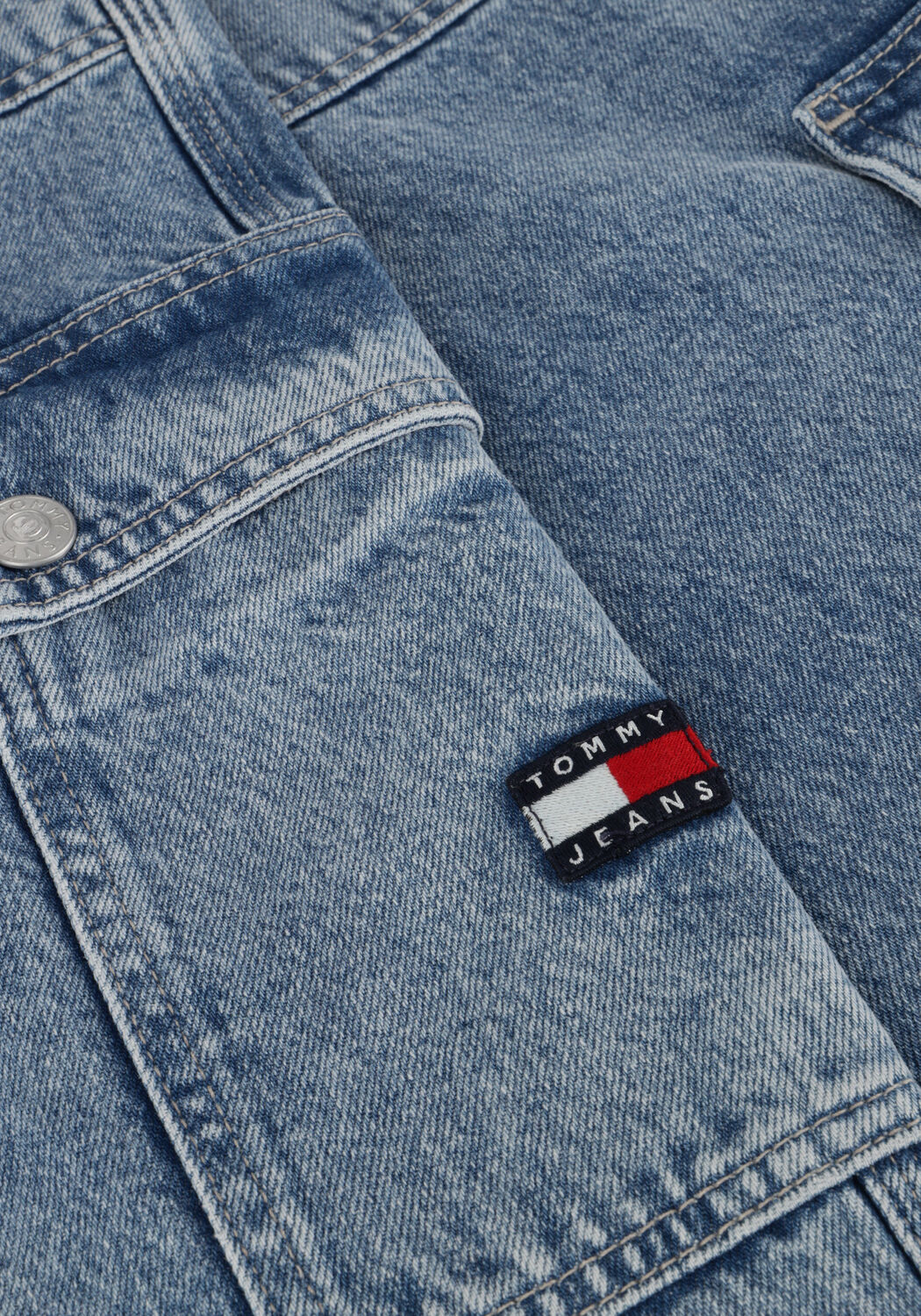 Blauwe TOMMY JEANS Wide jeans CLAIRE HGH WD UTILITY CH4039 - large