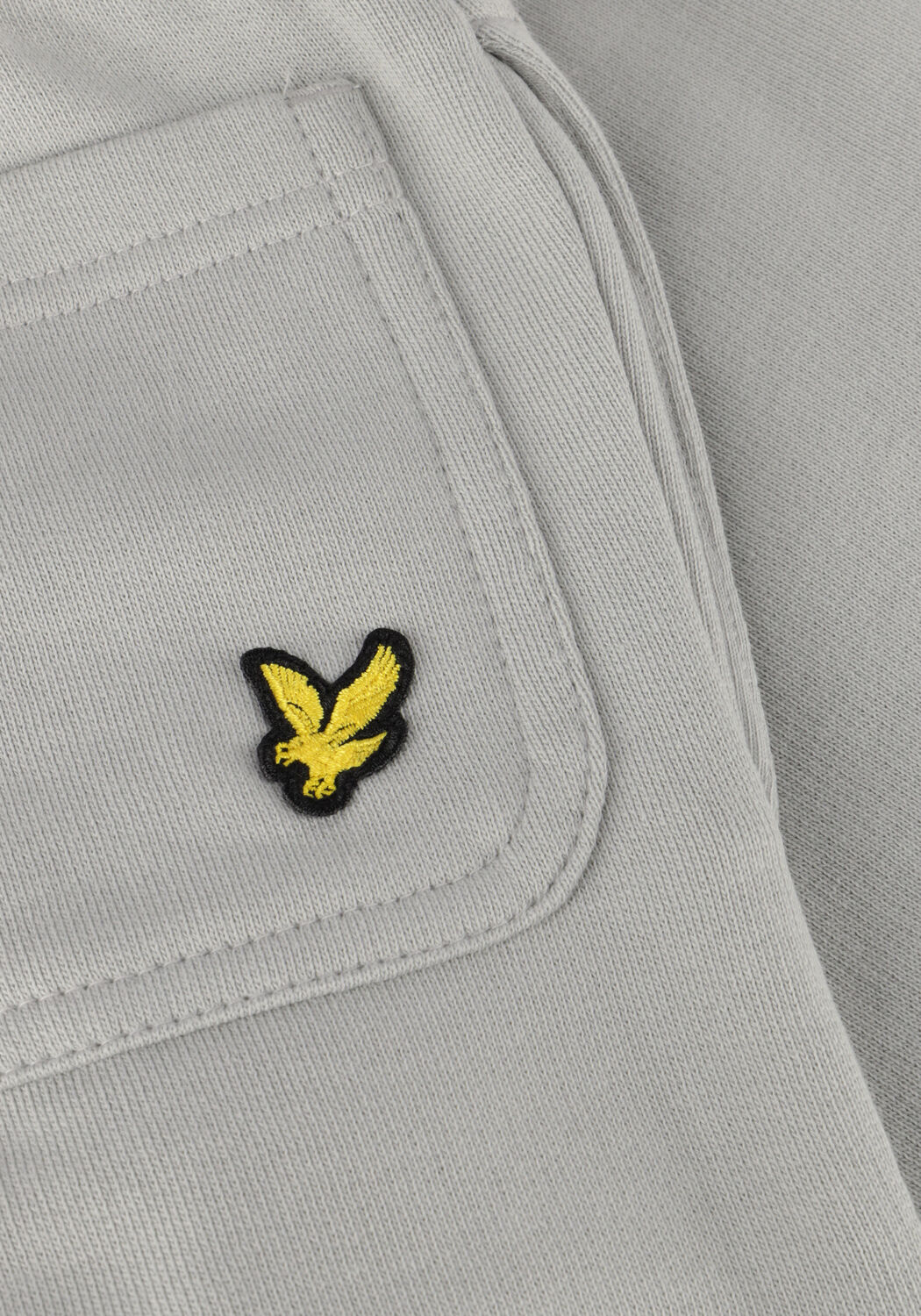 Grijze LYLE & SCOTT Korte broek SCRIPT EMBROIDERED SWEAT SHORT - large