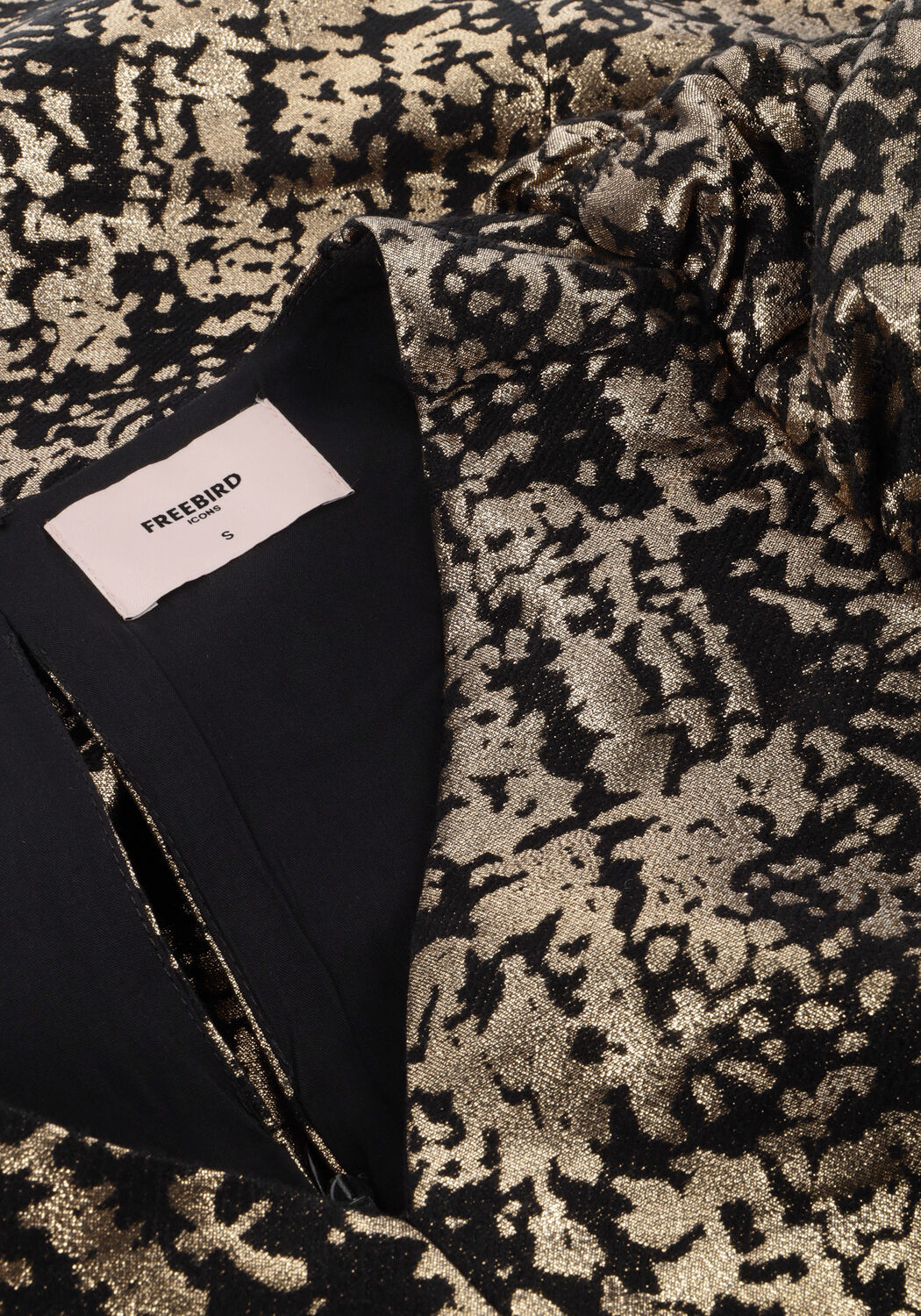 FREEBIRD Mini robe DEANNA en or - large