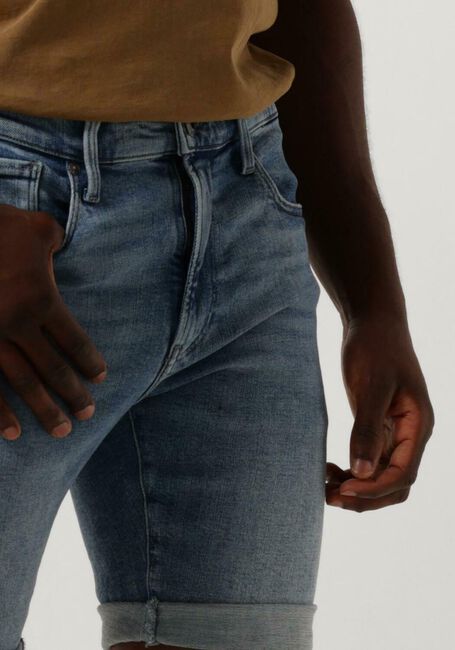 Blauwe G-STAR RAW Jeans 3301 SLIM SHORT - large
