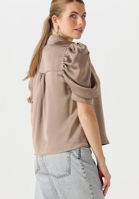 NEO NOIR ROELLA HEAVY SATEEN BLOUSE Blouses en taupe - large