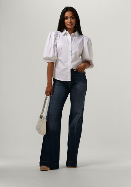 NOTES DU NORD KIRA SHORT SLEEVE SHIRT Blouses en blanc - large