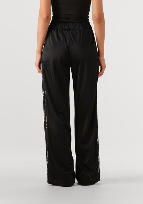 Zwarte HAUTE L'AMITIÉ Wijde broek LOGO TAPE TRACK TALL PANT - large