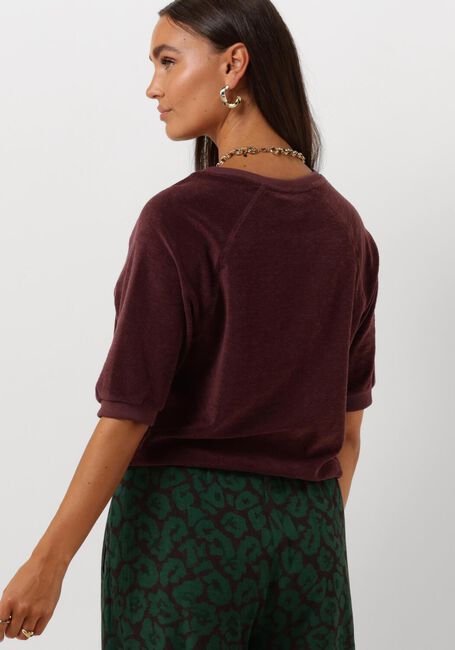 BY-BAR Haut NEVA SLUB TOP Bordeaux - large