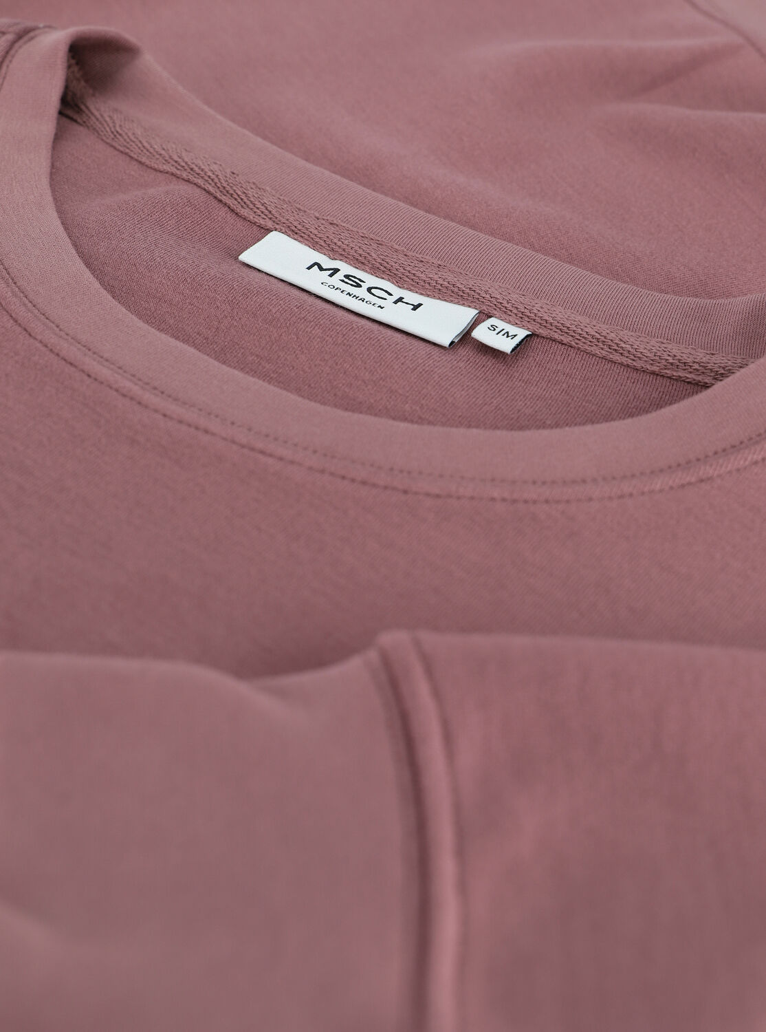 MSCH COPENHAGEN Chandail IMA DS SWEATSHIRT en rose - large