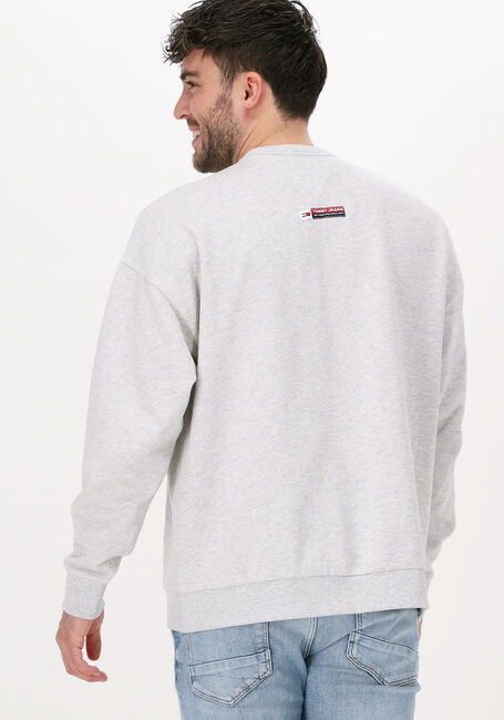 TOMMY JEANS Chandail TJM COLLEGE ARCHIVE CREW Gris clair - large