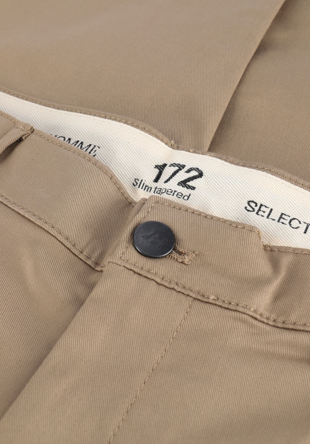 SELECTED MEN Chino SLHSLIMTAPE-REPTON 172 FLEX PA en beige - large