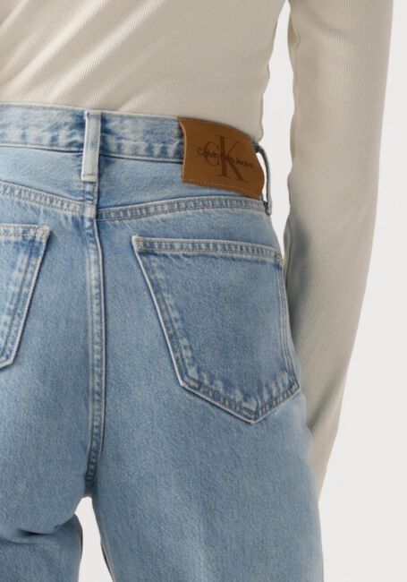 Lichtblauwe CALVIN KLEIN Straight leg jeans HIGH RISE STRAIGHT - large