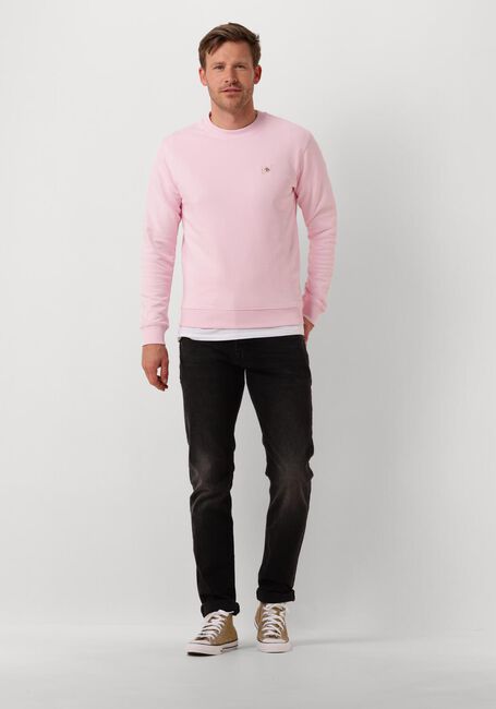 SCOTCH & SODA Chandail SEASONAL ESSENTIALS - CLASSIC LOGO BADGE SWEATSHIRT en rose - large