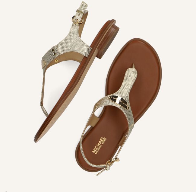 Gouden MICHAEL KORS Sandalen MK PLATE THONG Gouden MICHAEL KORS Sandalen MK PLATE THONG - large