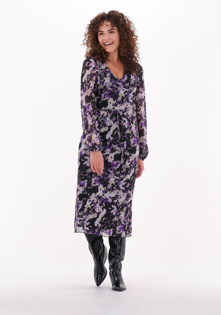 FREEBIRD Robe midi MALIA LS DRESS en violet - large