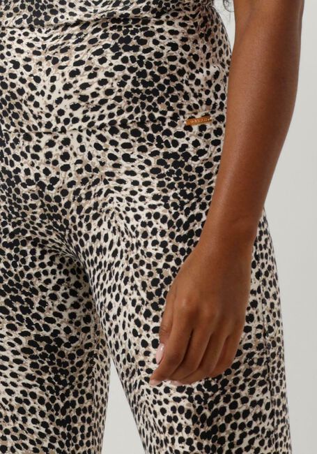 Bruine DEBLON SPORTS Flared broek CELINE FLARED LEGGINGS - large