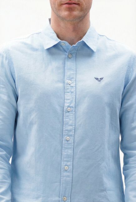 Blauwe PME LEGEND Casual overhemd SKYNIGHT CTN LINEN OWEN GD - large