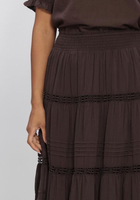 NEO NOIR Jupe midi FELICIA S VOILE SKIRT en marron - large