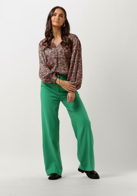 Groene ANOTHER LABEL  FILOU FLOWER TOP L/S - large