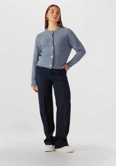 Blauwe JANSEN AMSTERDAM Vest CLOE VEST P 205 PRESSBUTTONS - large
