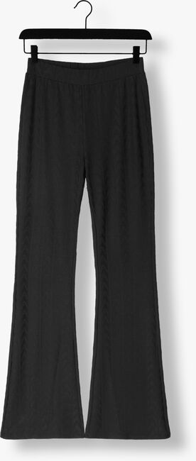 Zwarte ALIX THE LABEL Flared broek LADIES KNITTED A JACQUARD KNIT PANTS - large