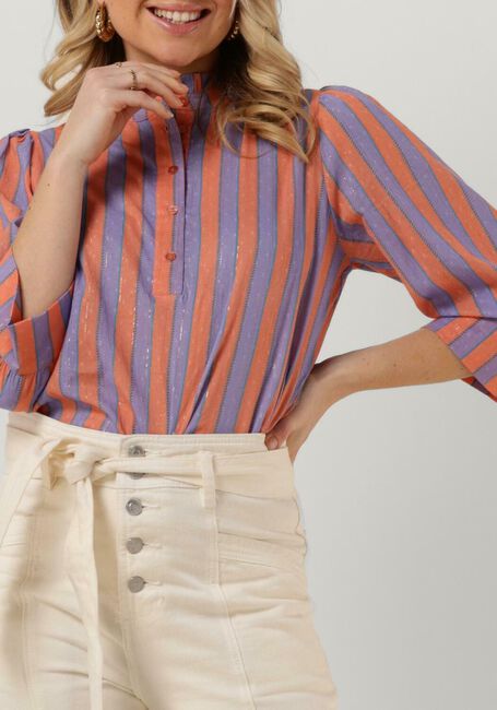 Blauwe POM AMSTERDAM  BLOUSE MIA 7233 - large