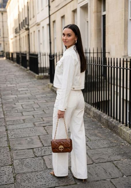 CAROLINE BISS Veste en jean 1888 en blanc - large