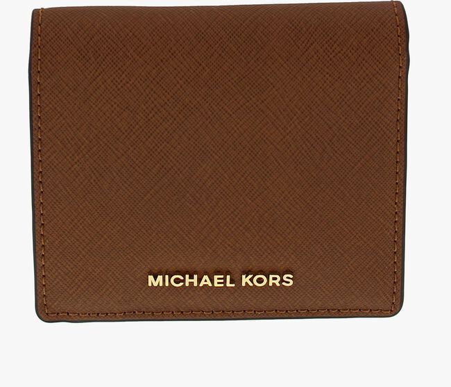 MICHAEL KORS Porte-monnaie CARRYALL CARD CASE en cognac - large
