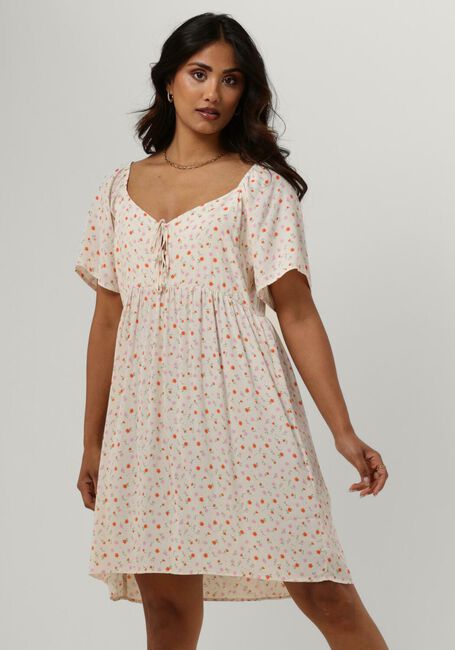 Gebroken wit ENVII Mini jurk ENROME SS DRESS AOP 7014 - large