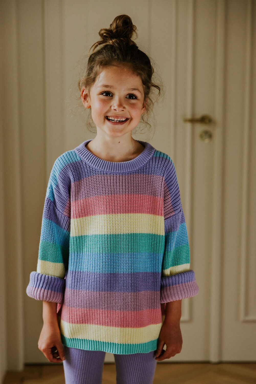 YUKI KIDSWEAR Pull STRIPES SWEATER en multicolore - large