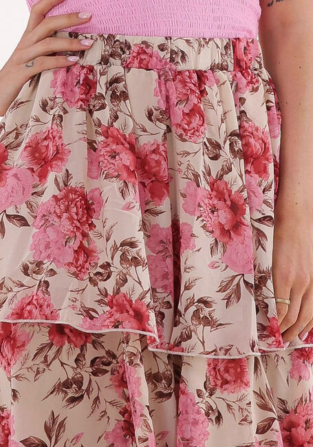 NA-KD Jupe midi MIDI FRILLED SKIRT en rose - large