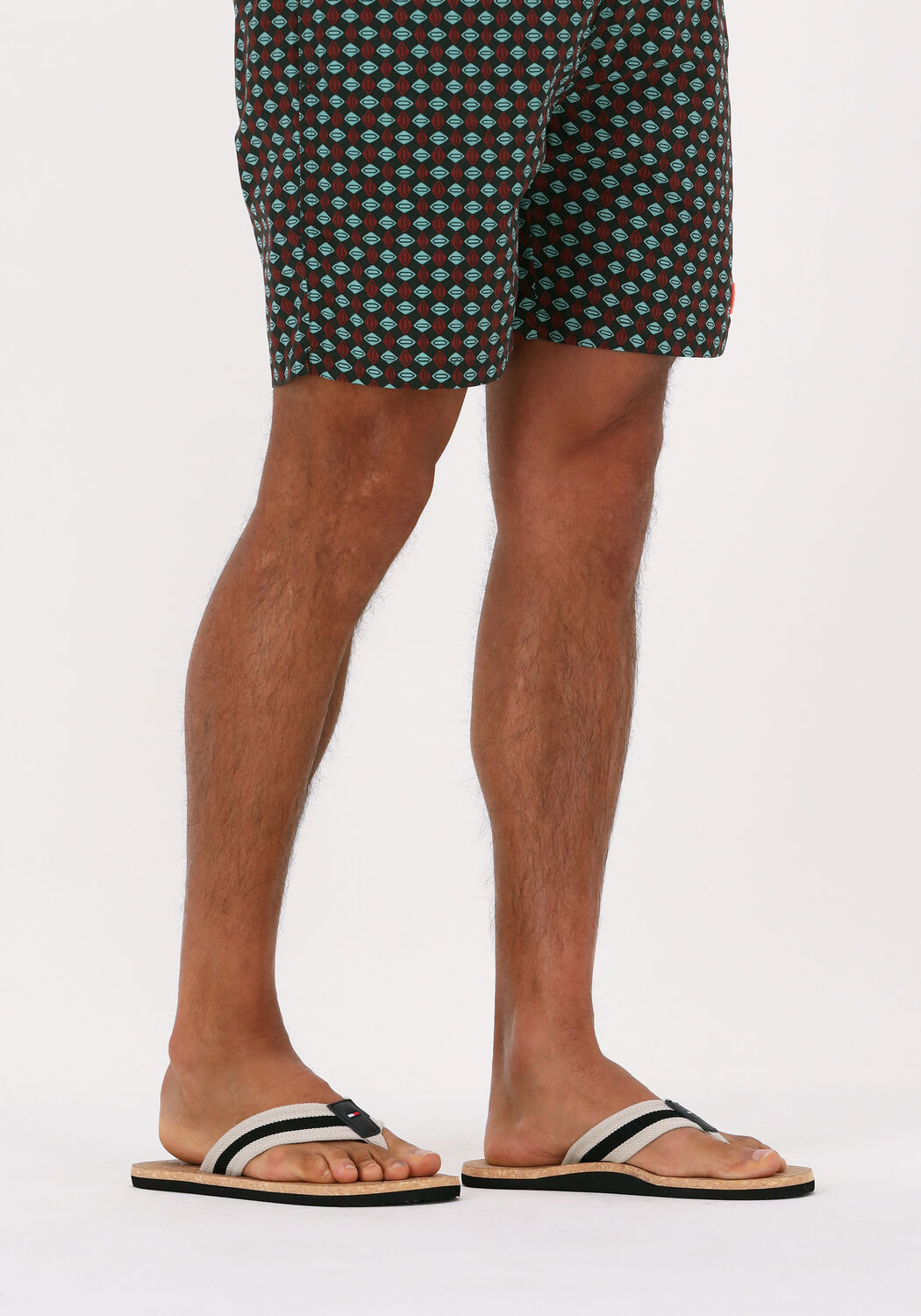 TOMMY HILFIGER CORK BEACH Tongs en noir - large