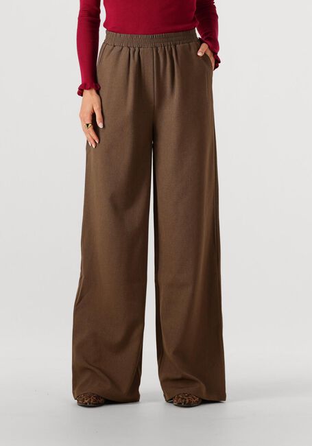 YDENCE Pantalon large PANTS YADE TALL en marron - large