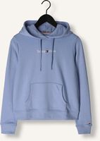 TOMMY JEANS Chandail REG SERIF LINEAR HOODIE Bleu clair TOMMY JEANS Chandail REG SERIF LINEAR HOODIE Bleu clair - medium