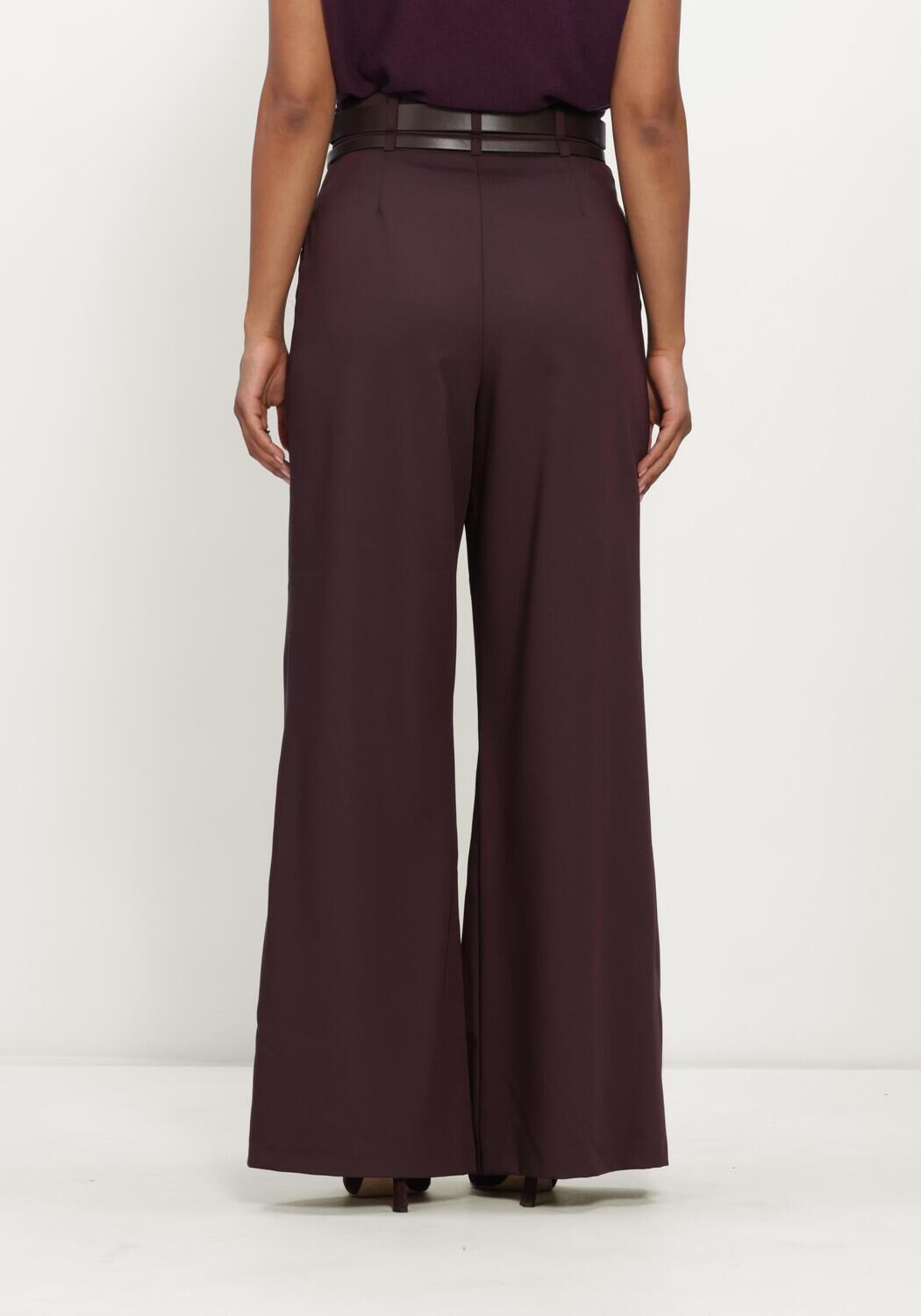 Paarse CAROLINE BISS Pantalon 4551 - large