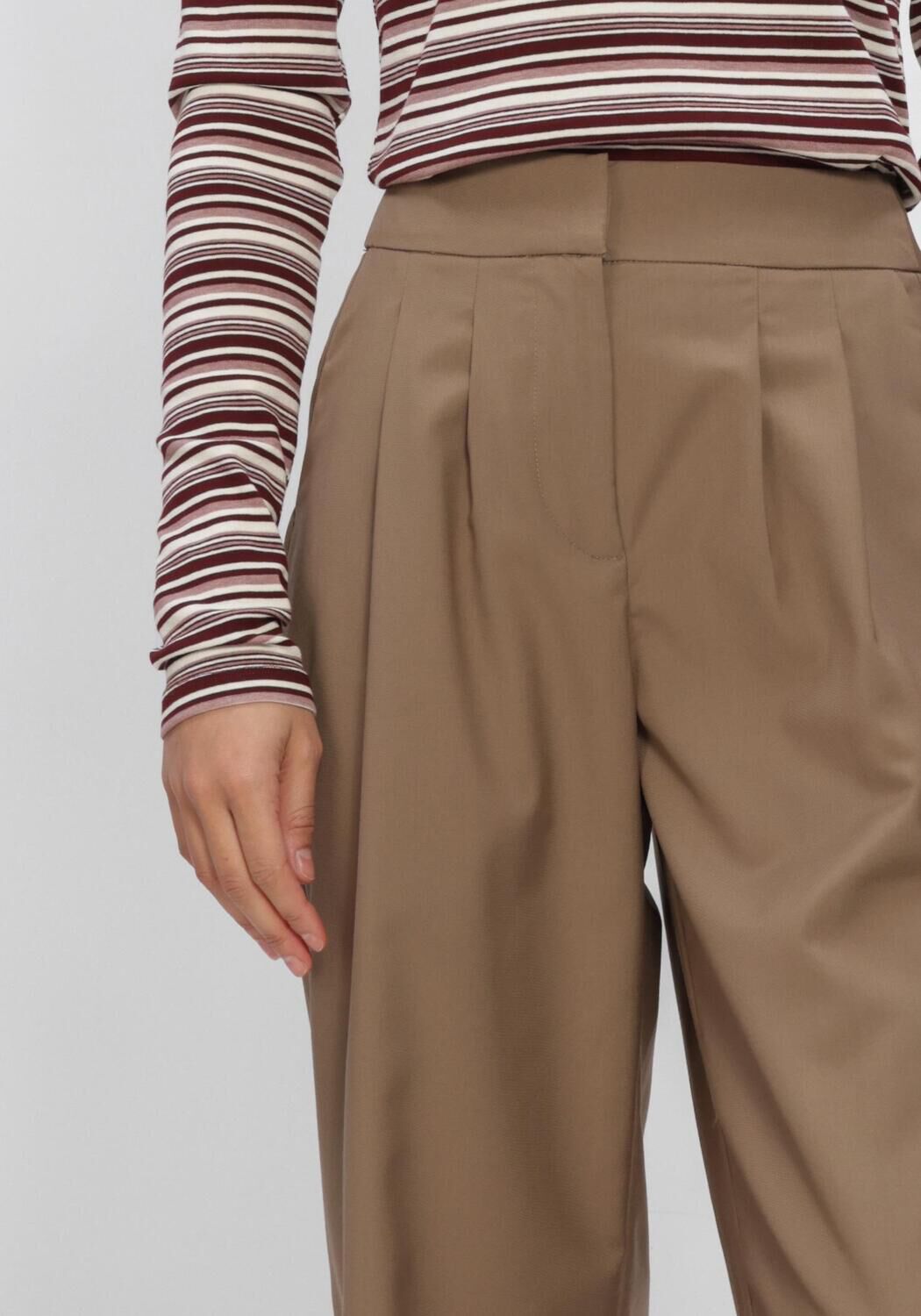 HARPER & YVE Pantalon large SADIE-PA en marron - large