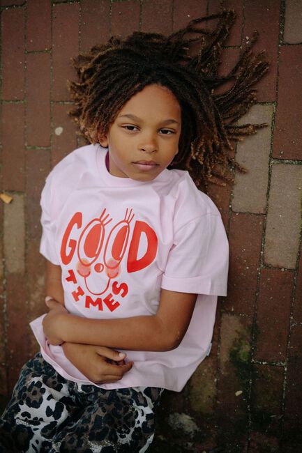 Roze CALL ME FRANKIE T-shirt GOOD TIMES T-SHIRT - large