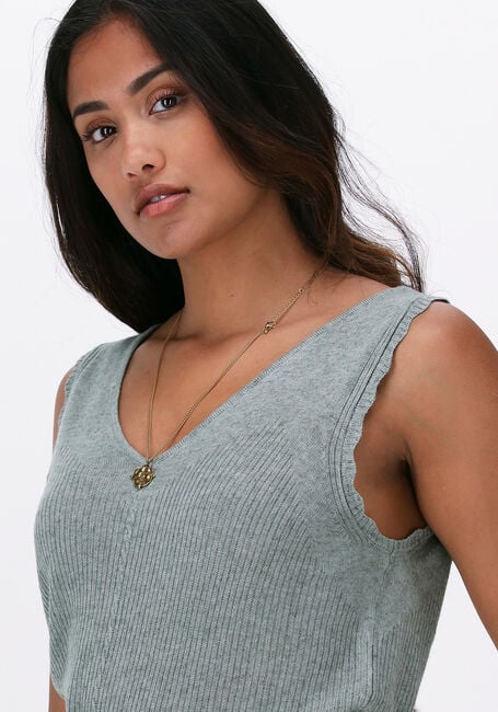 Groene OBJECT Top OBJRUTH KNIT S/L TOP - large