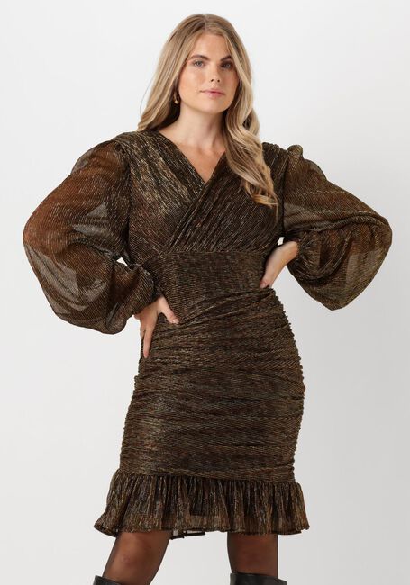 Gouden NOTRE-V Mini jurk NV-EMILOU - large